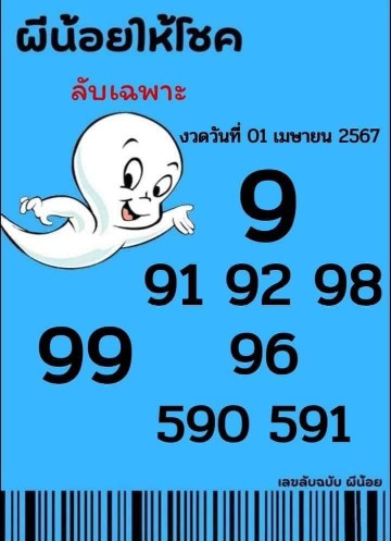 เลขเด็ดผีน้อยให้โชค